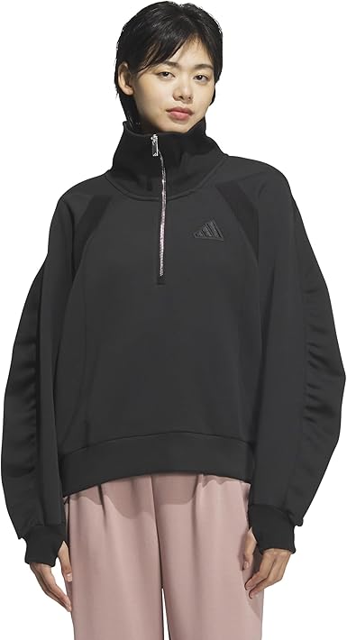 ADICOLOR CLASSIC アディダス ハーフジップ スウェット M adidas - 古着 アディダス adidas ハーフジップスウェットシャツ